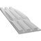 Ekena Millwork 6inW x 24inH x 1inT  EdgeCraft Mississippi Style Seamless Wall Tile WPPVC06X24EMI - alternate 6